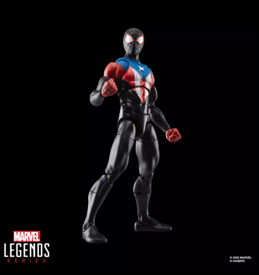 Spider-Man 2 Marvel Legends Gamerverse Miles Morales Boricua Suit by Hasbro