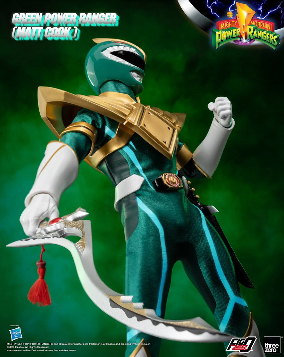 Mighty Morphin Power Rangers Green Ranger Matt Cook FigZero 1:6 Scale ...