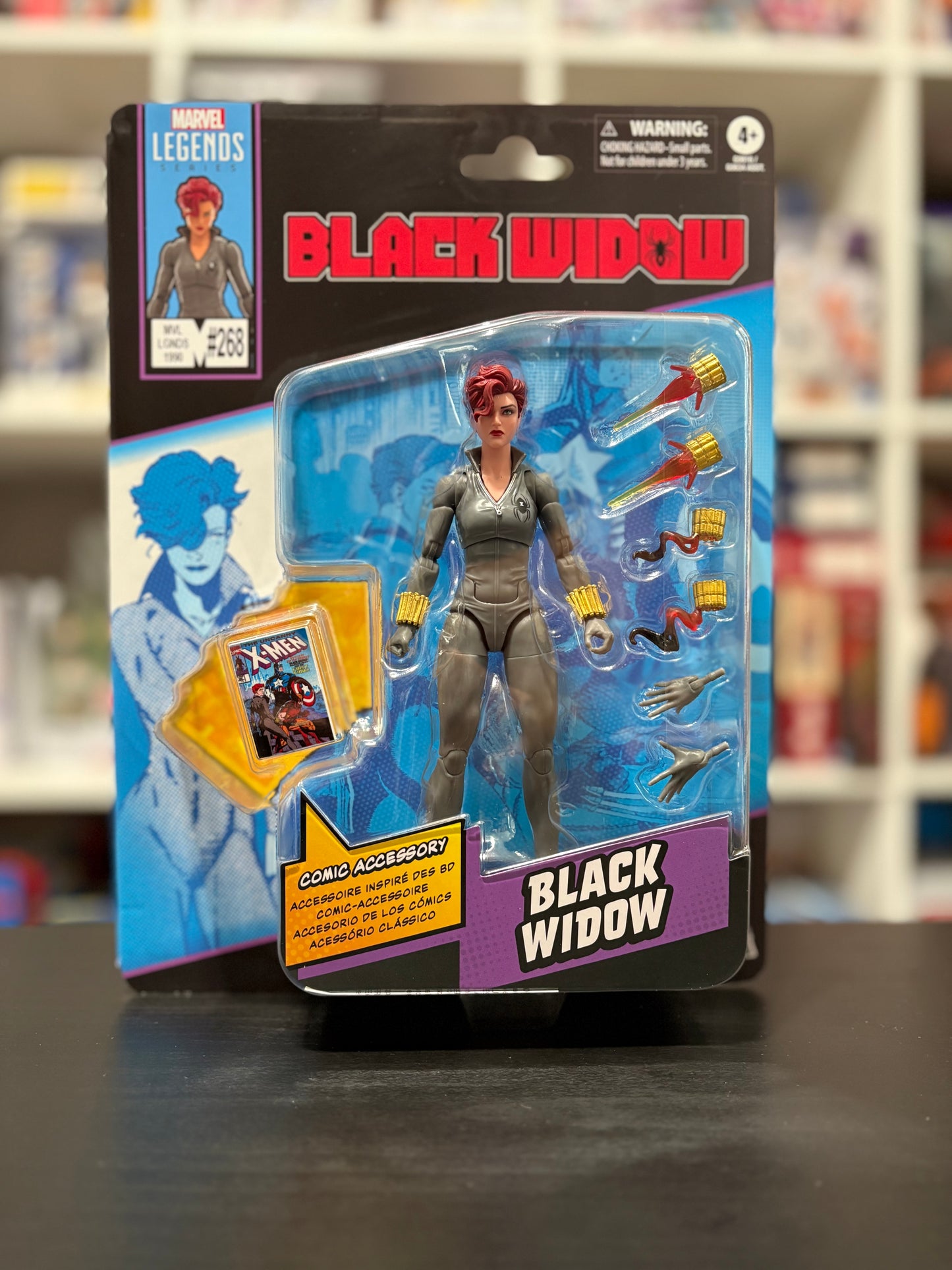 The Uncanny X-Men #268 Marvel Legends Black Widow by Hasbro