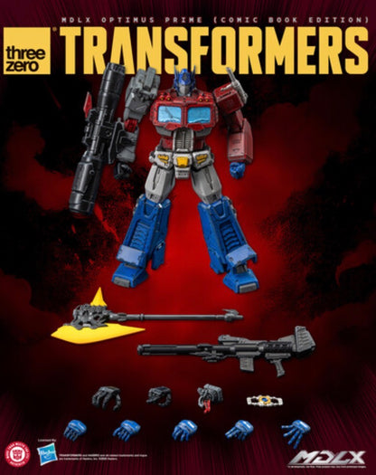 MDLX Optimus Prime Transformers Comic Book Edition 7" Action Figure by Threezero
