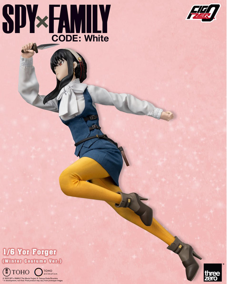 Spy x Family Code: White Yor Forger Winter Costume Version 1:6 Scale FigZero by 
Threezero