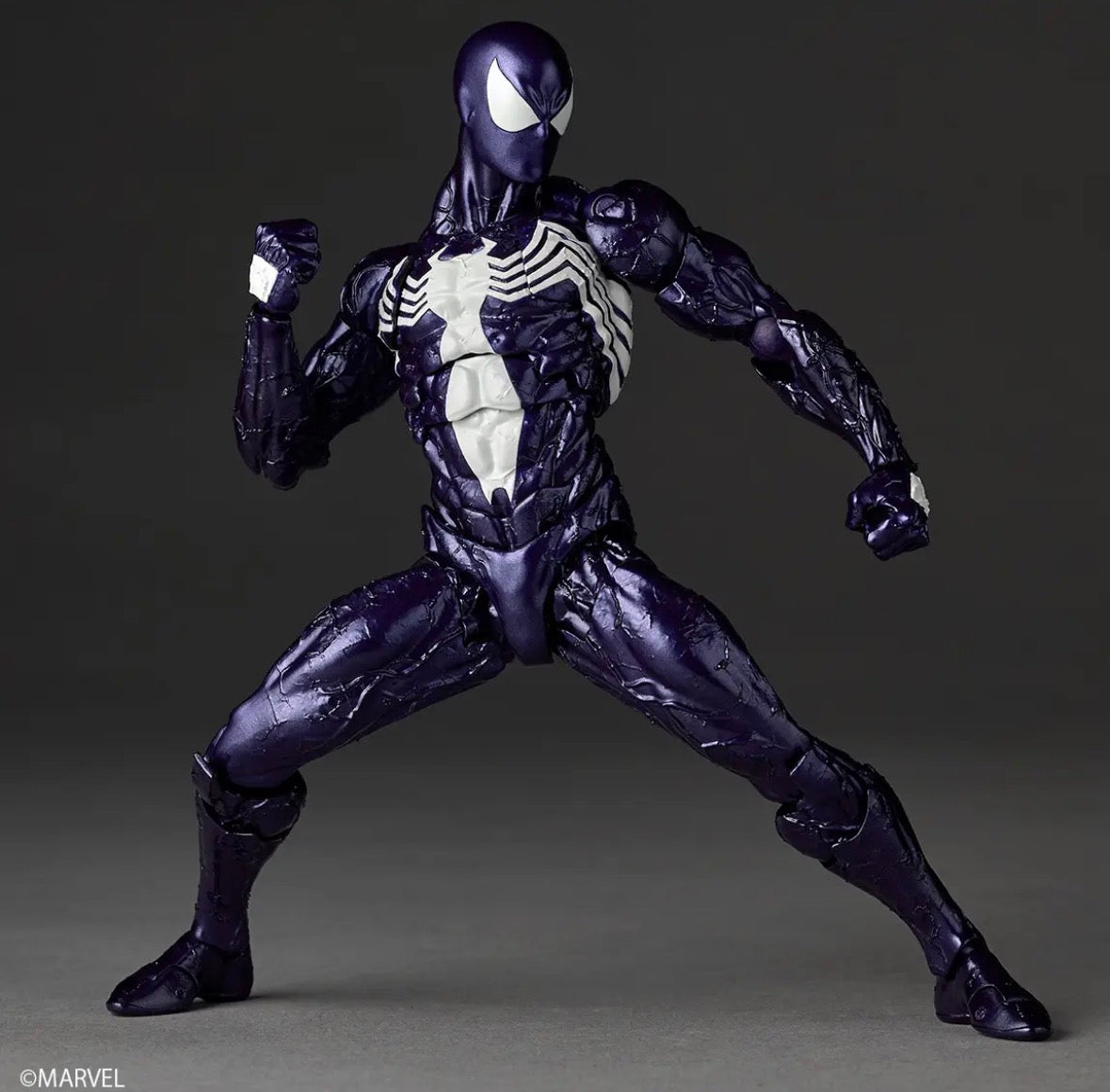 (Arriving soon! Limit 1 per costumer) Revoltech Amazing Yamaguchi Purple Symbiote Spider-Man by Kaiyodo