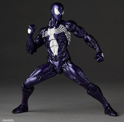 (Arriving soon! Limit 1 per costumer) Revoltech Amazing Yamaguchi Purple Symbiote Spider-Man by Kaiyodo