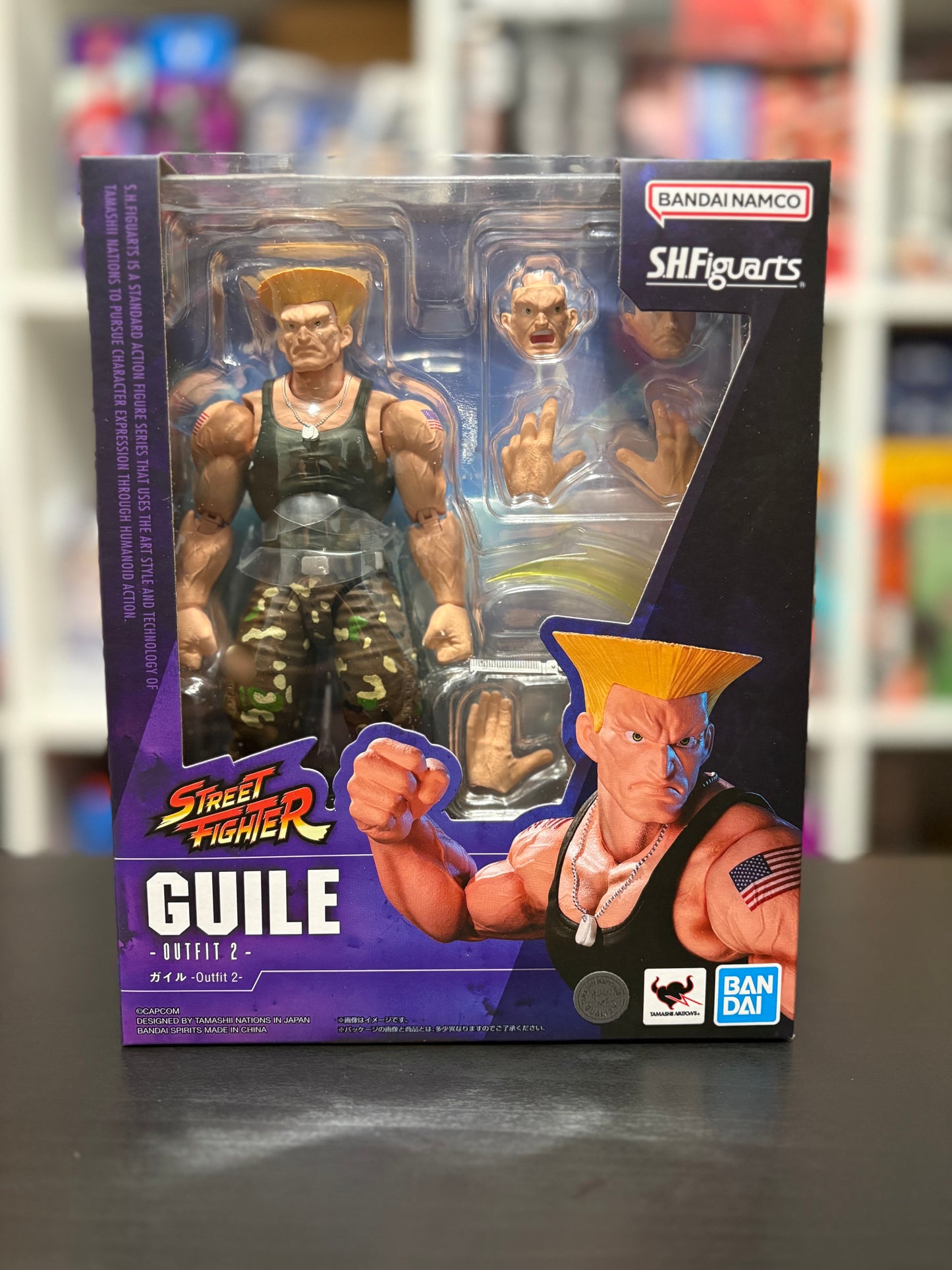 S.H.Figuarts Guile Outfit 2 Street Fighter Bandai Tamashii Nations