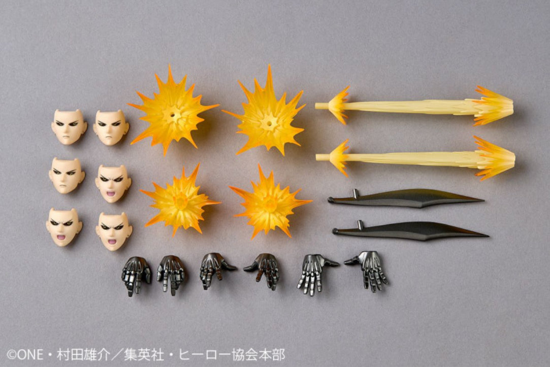 Revoltech Amazing Yamaguchi Genos One Punch Man with BONUS item (spike hair piece) by Kaiyodo