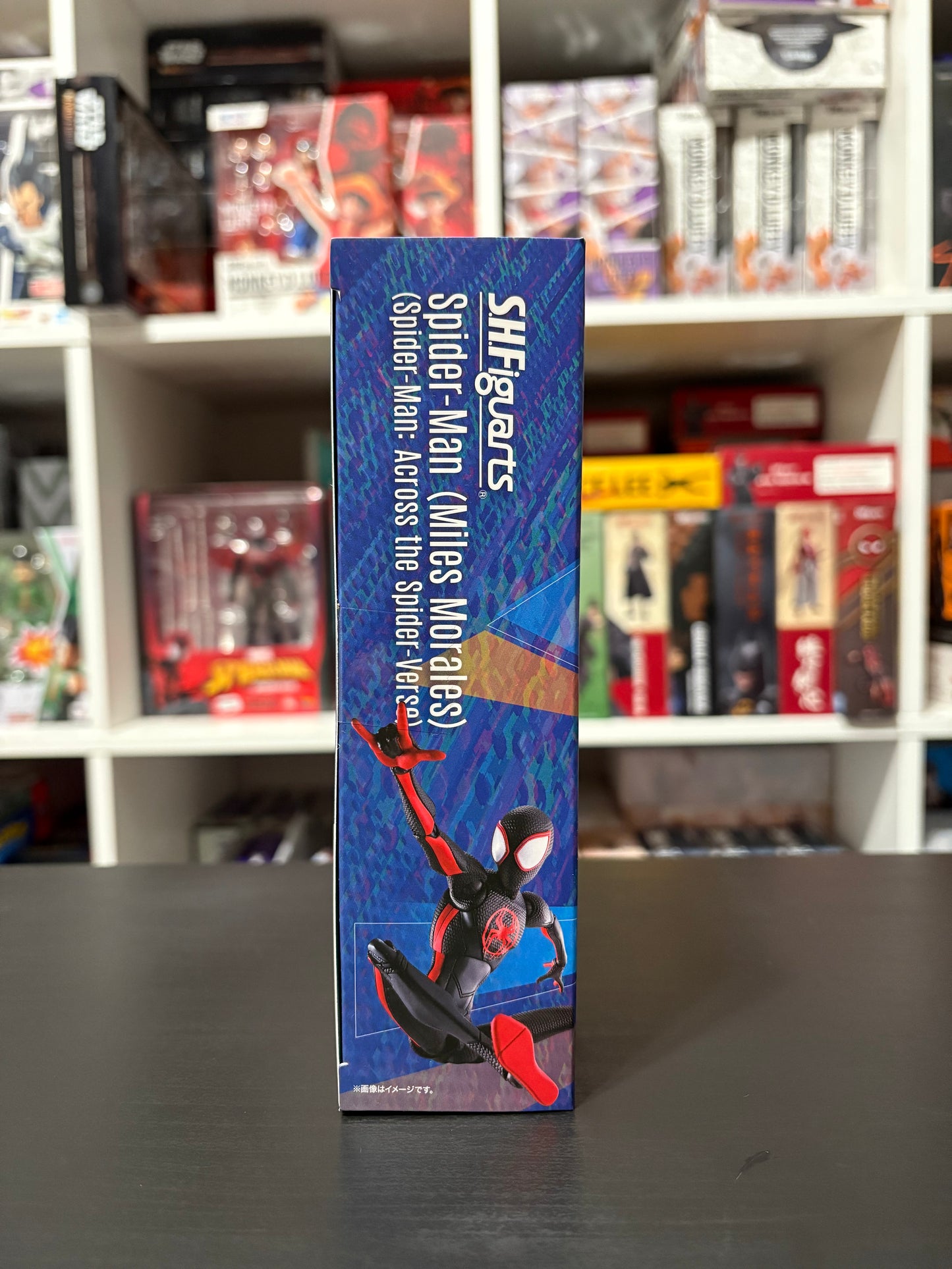 S.H.FiguartsMiles Morales Spider-Man Across the Spider-Verse Tamashii Nations by Bandai