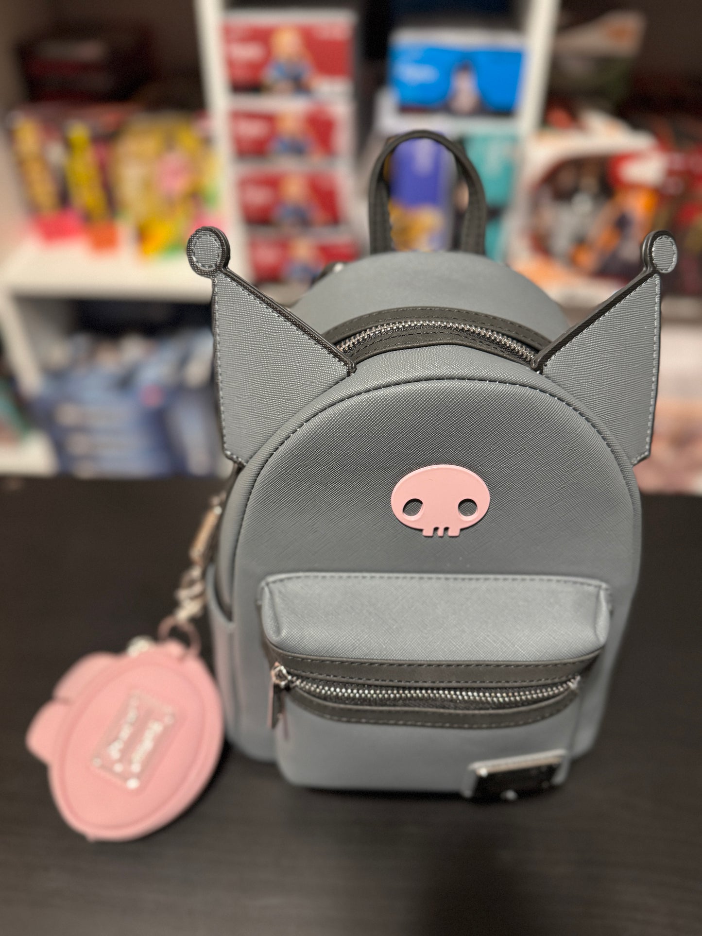 Kuromi and Melody Best Friends Forever Mini-Backpack with Coin Purse by Loungefly