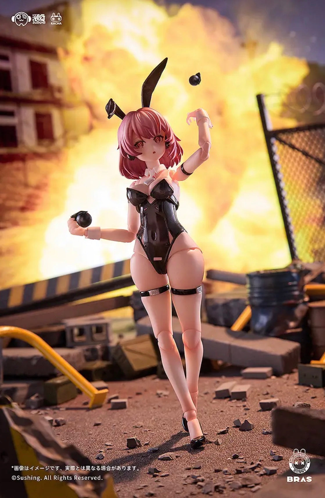 Commando Belka (Bunny Rapid Action Squad) 1/12 Action Figure by SUSHING