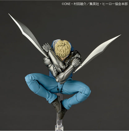 Revoltech Amazing Yamaguchi Genos One Punch Man with BONUS item (spike hair piece) by Kaiyodo
