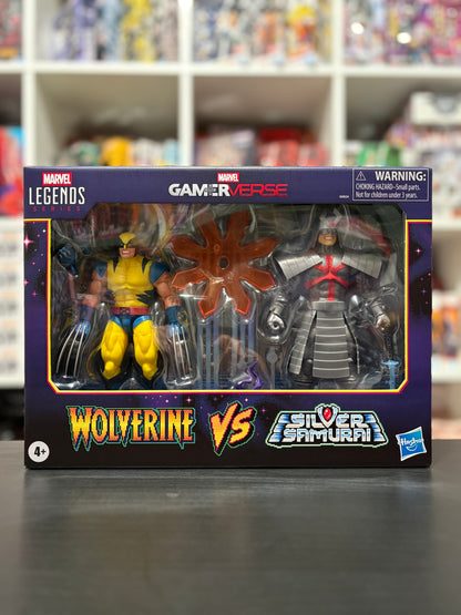 Marvel Legends Series Gamerverse Wolverine vs Marvel's Silver Samurai by Hasbro