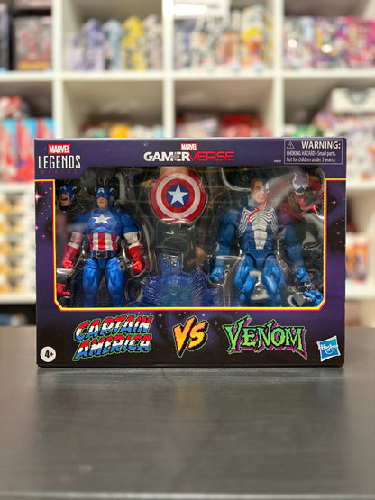 Marvel Legends Series Gamerverse Captain America vs Venom by Hasbro