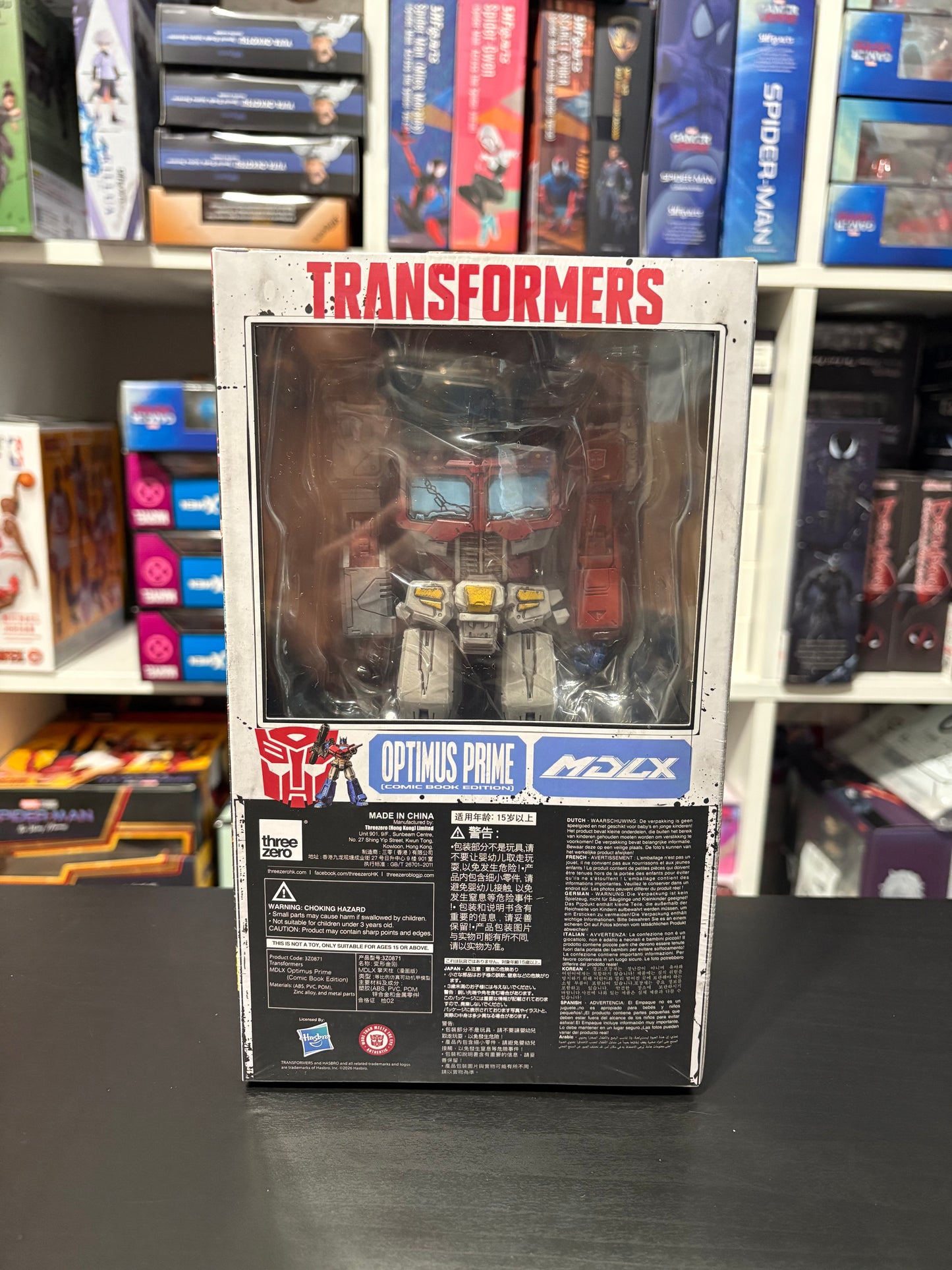 MDLX Optimus Prime Transformers Comic Book Edition 7" Action Figure by Threezero