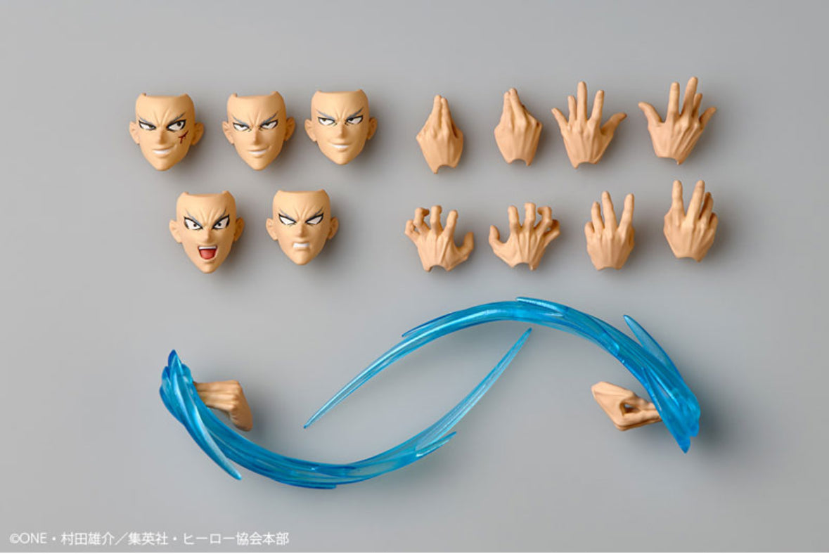 (Arriving soon!) Revoltech Amazing Yamaguchi Garou One Punch Man Action Figure with Limited Bonus Face Plate