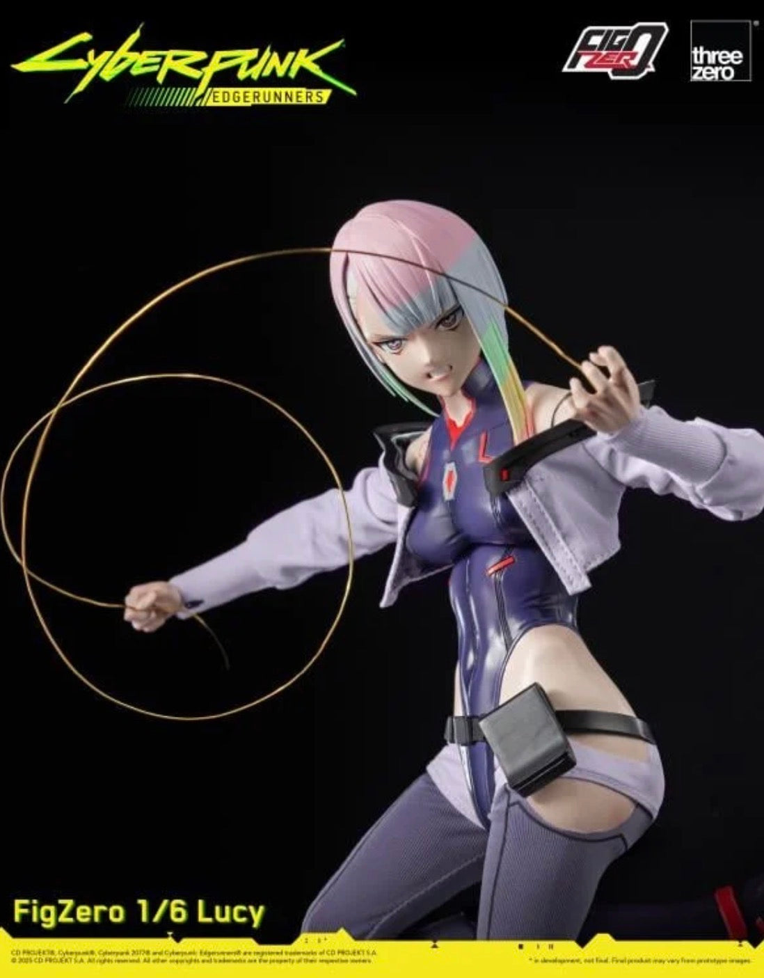 Lucy Cyberpunk Edgerunners FigZero 1/6 Action Figure by Threezero