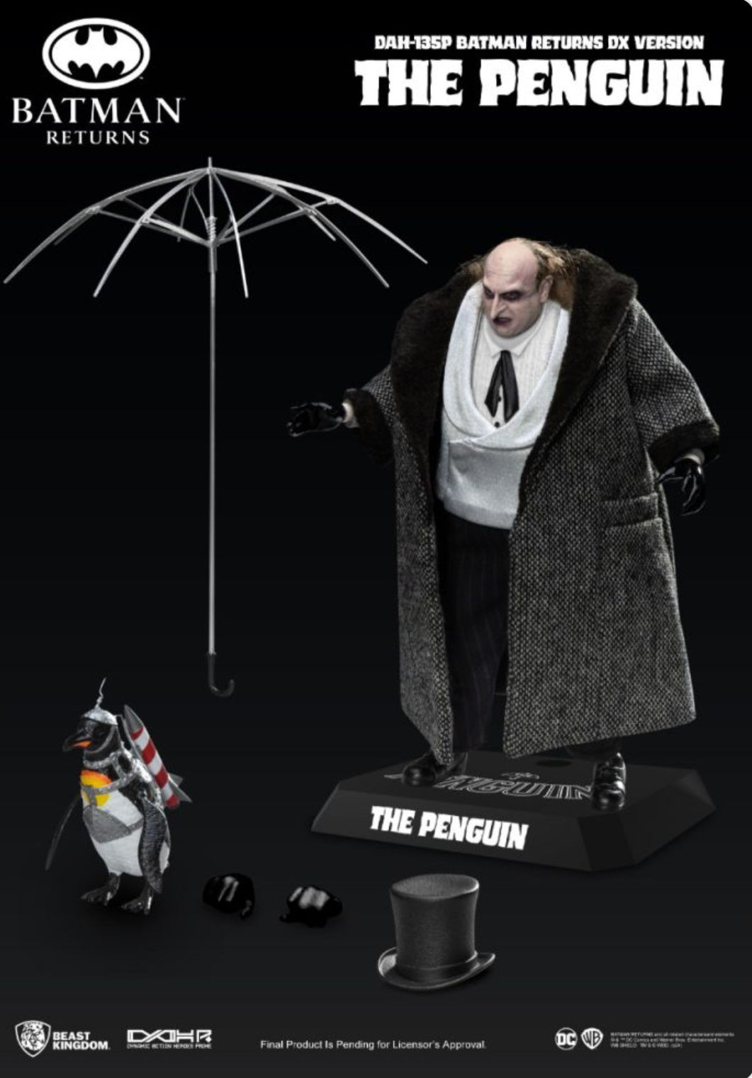 Batman Returns The Penguin Dynamic Action Figure Deluxe Version by Beast Kingdom