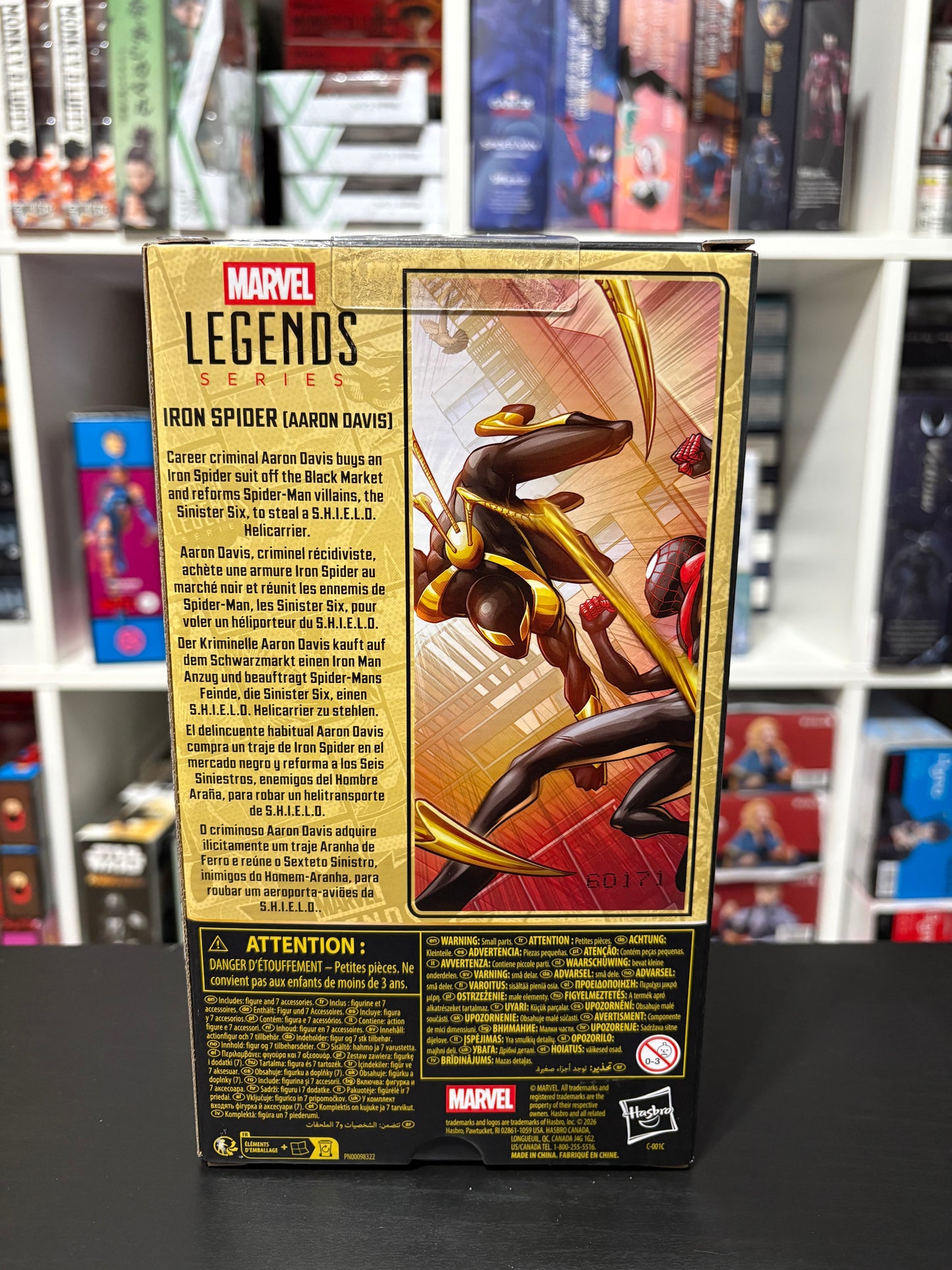 Marvel Legends Iron Spider Aaron Davis Spider-Man Action Figure by Hasbro