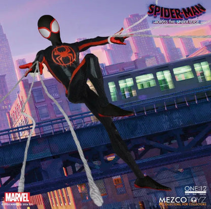 Spider-Man Across the Spider-Verse Miles Morales One:12 Collective Action Figure by Mezco