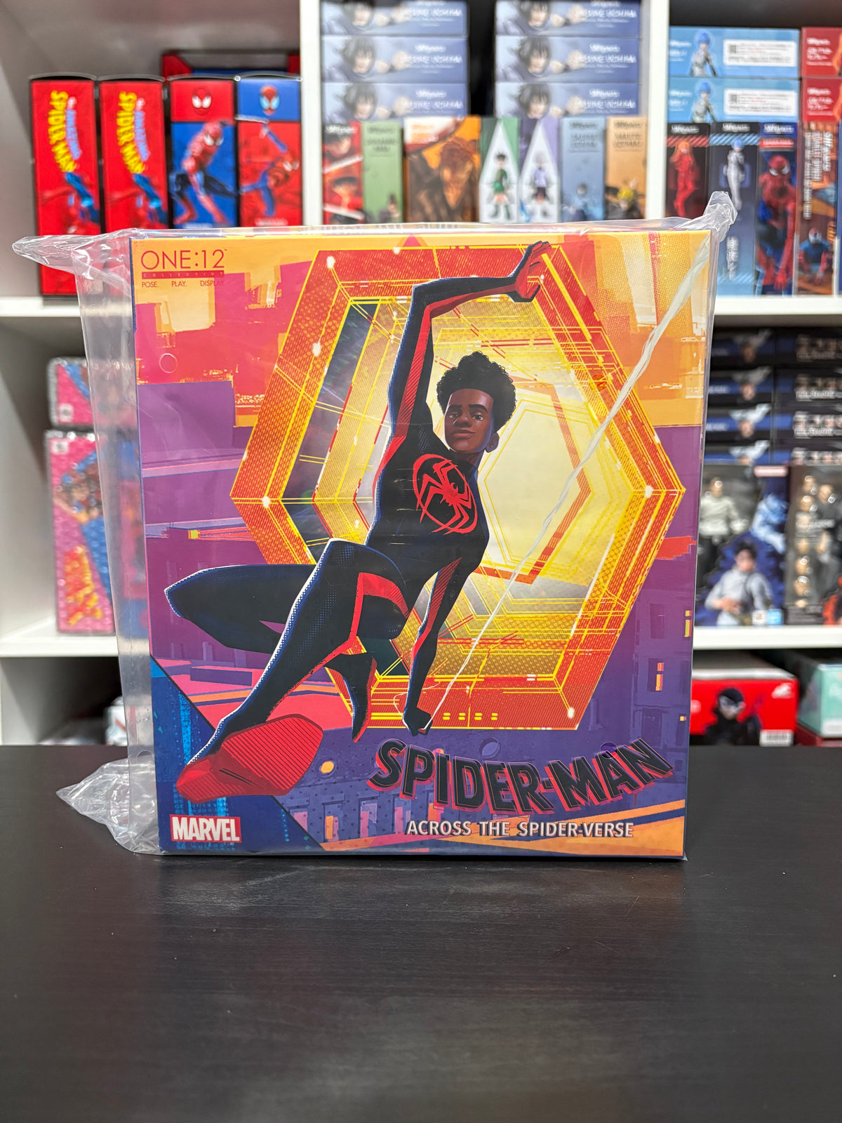 Spider-Man Across the Spider-Verse Miles Morales One:12 Collective Action Figure by Mezco
