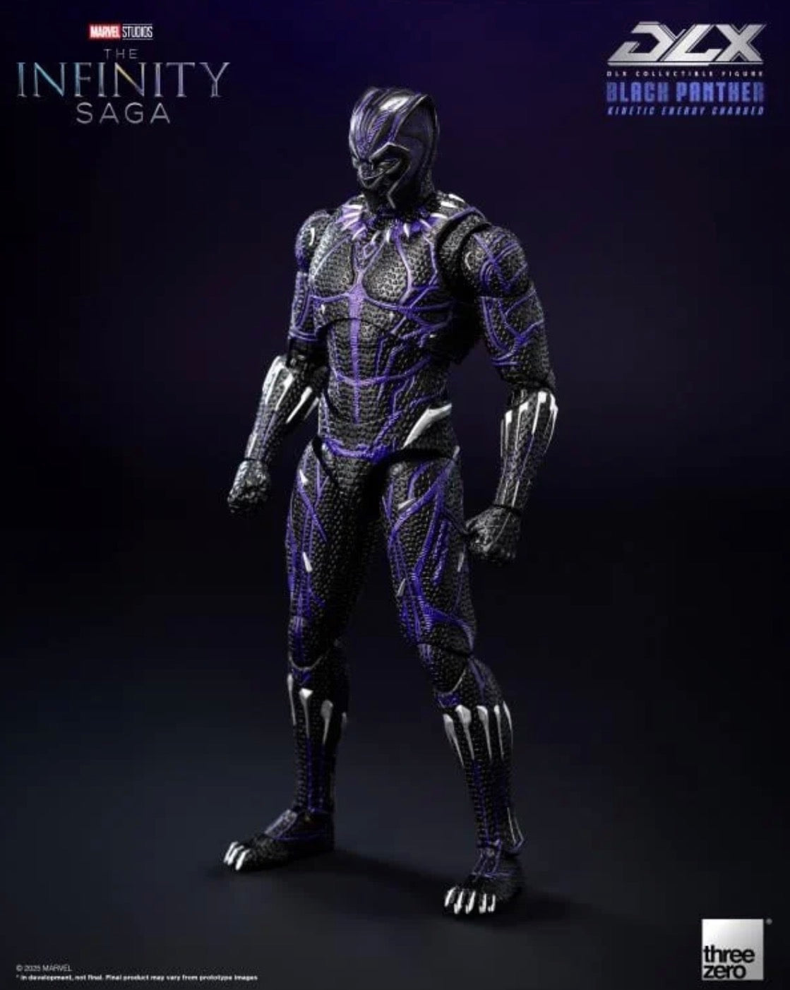 (Arriving Soon!) Black Panther Kinetic Charge DLX Marvel The Infinity Saga Action Figure by Threezero