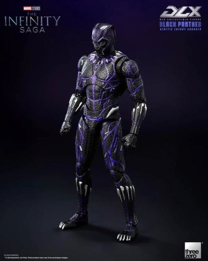 (Arriving Soon!) Black Panther Kinetic Charge DLX Marvel The Infinity Saga Action Figure by Threezero