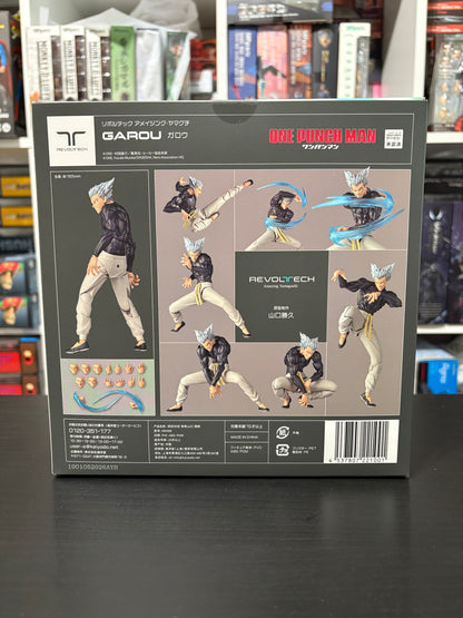 Revoltech Amazing Yamaguchi Garou One Punch Man Action Figure with Limited Bonus Face Plate