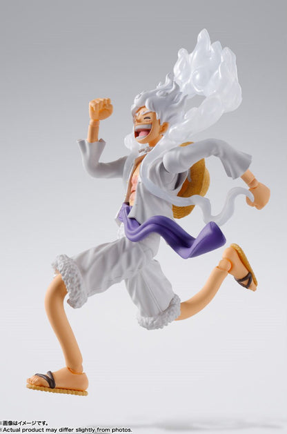 S.H. Figuarts Monkey D. Luffy Gear 5 One Piece Action Figure Reissue