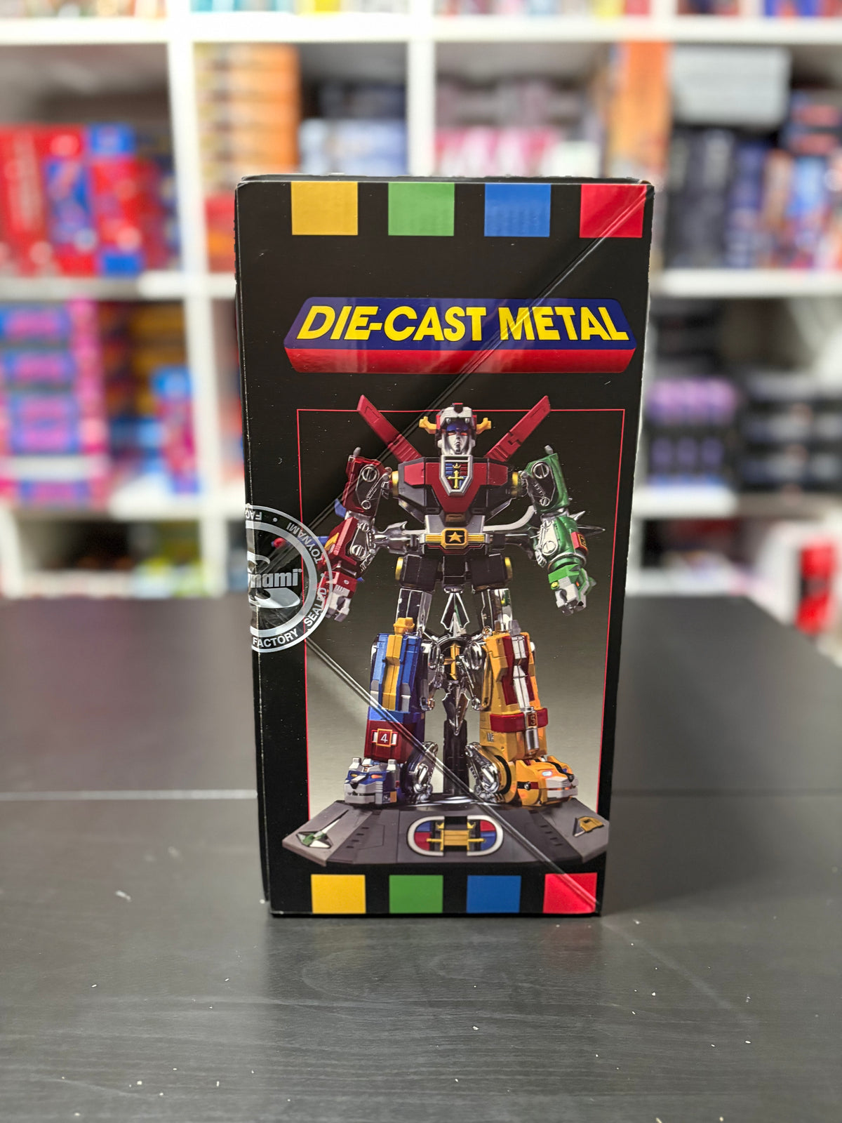 Voltron 40th Anniversary Set with Light-Up Sound Base by
Toynami