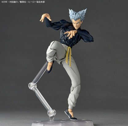 (Arriving soon!) Revoltech Amazing Yamaguchi Garou One Punch Man Action Figure with Limited Bonus Face Plate