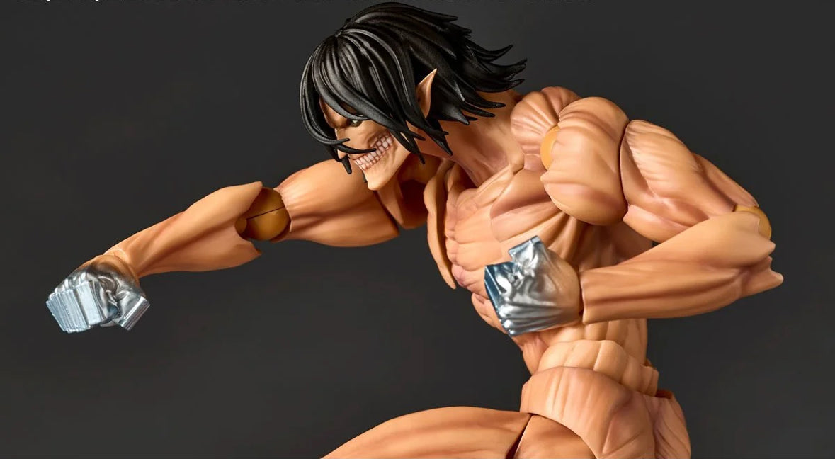 Revoltech Amazing Yamaguchi Attack on Titan Eren Yeager Titan by Kaiyodo