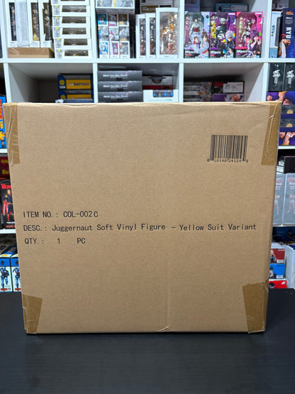 Juggernaut Prisoner Yellow Variant X-Men Soft Vinyl 12-Inch Figure by Mondo