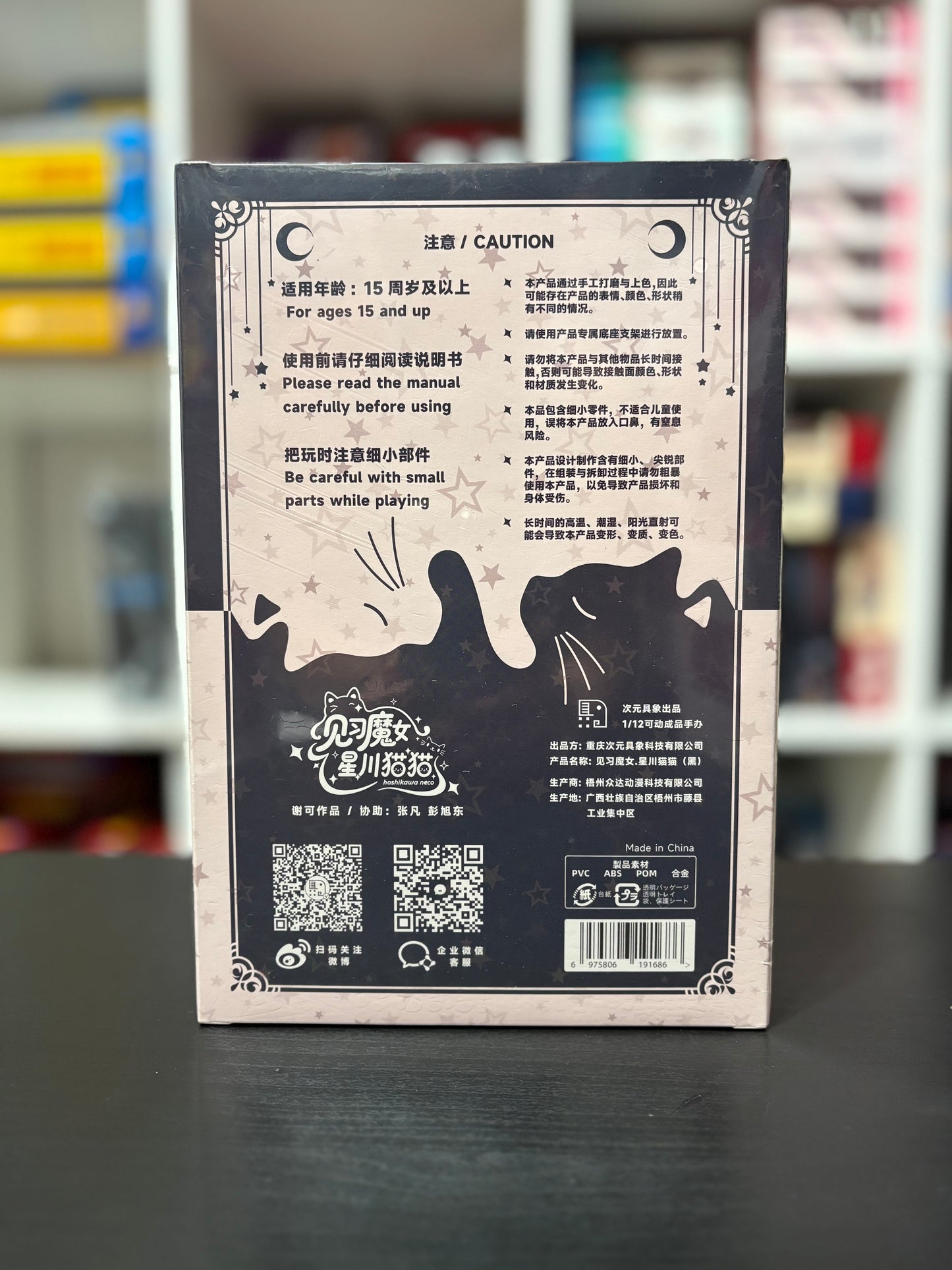 Apprentice Witch Hoshikawa Neco Black Hair Ver. 1/12 Scale by EXSSRION