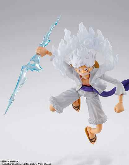 S.H. Figuarts Monkey D. Luffy Gear 5 One Piece Action Figure Reissue