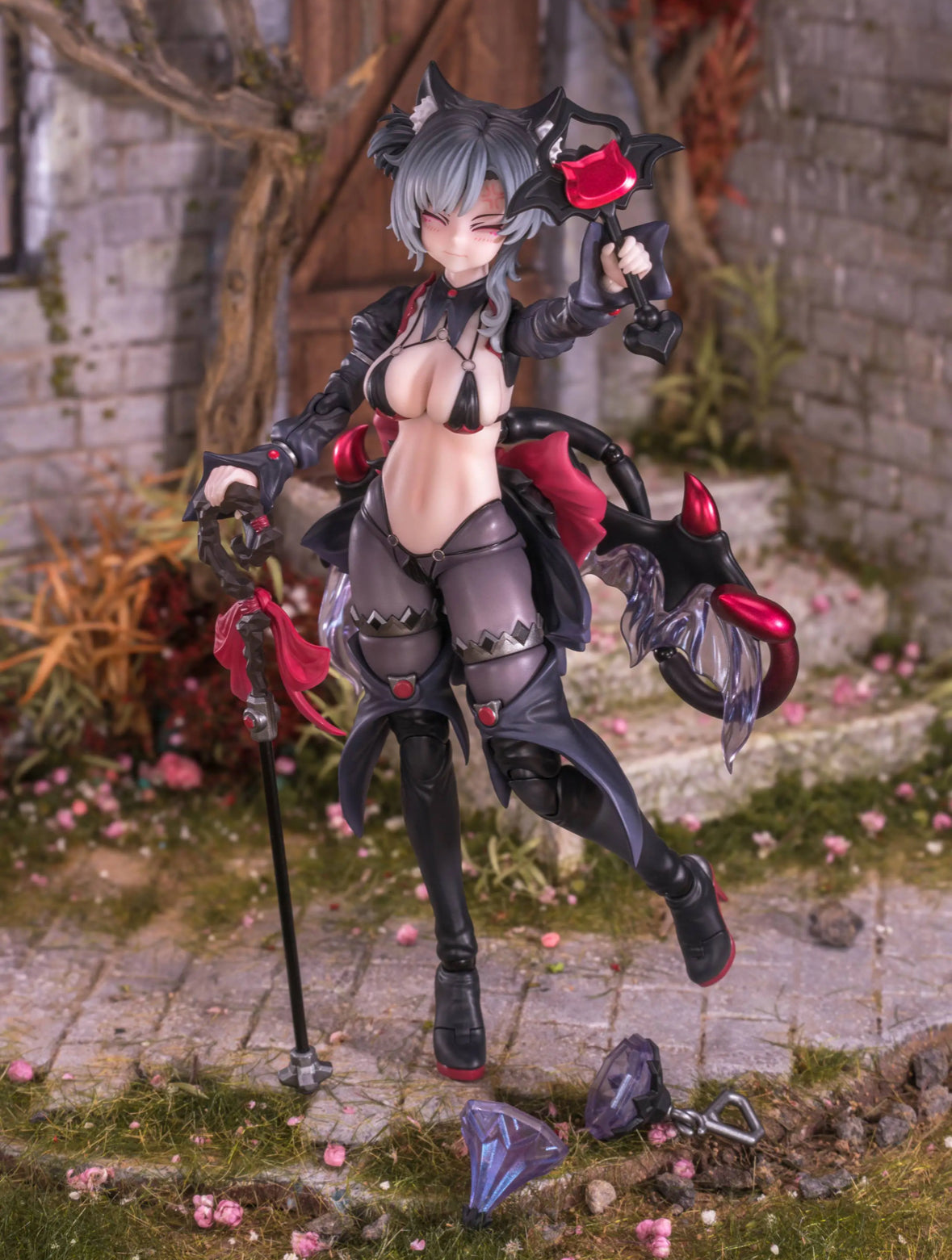 Apprentice Witch Hoshikawa Neco Black Hair Ver. 1/12 Scale by EXSSRION