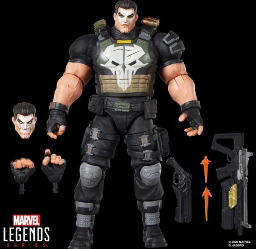Marvel Rivals The Punisher - Marvel Legends Action Figure by Hasbro