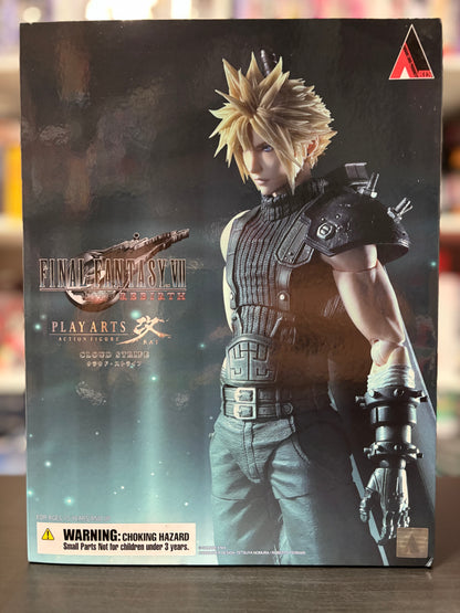 Final Fantasy VII Rebirth Cloud Strife Play Arts Kai Action Figure by Square Enix
