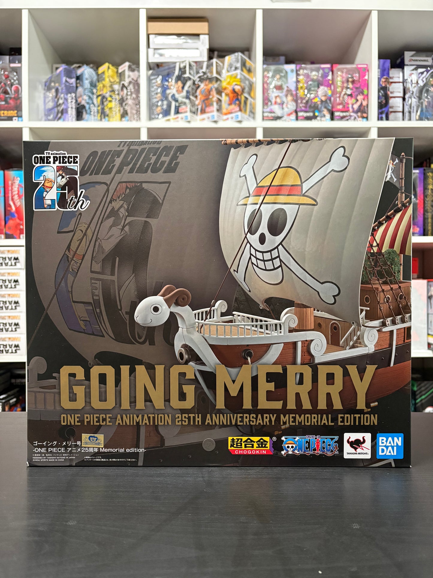 CHOGOKIN GOING MERRY ONE PIECE Anime 25th Anniversary Memorial Edition