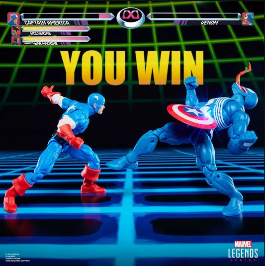 Marvel Legends Series Gamerverse Captain America vs Venom by Hasbro