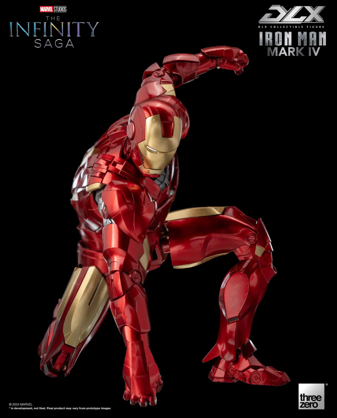 The Infinity Saga DLX Iron Man Mark IV Marvel 1/12 Scale by ThreeZero