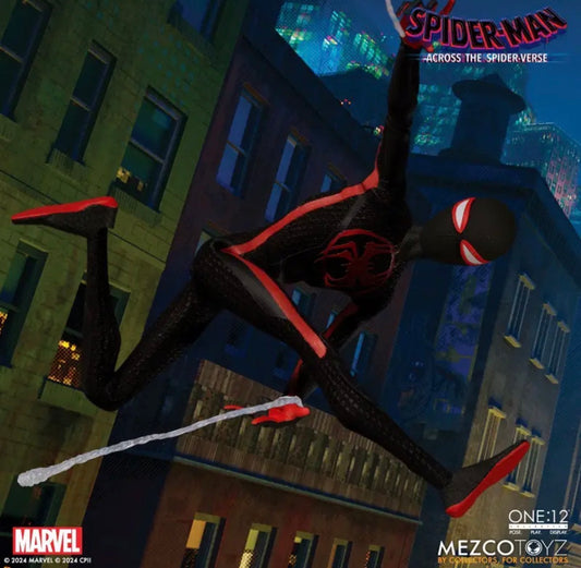 Spider-Man Across the Spider-Verse Miles Morales One:12 Collective Action Figure by Mezco