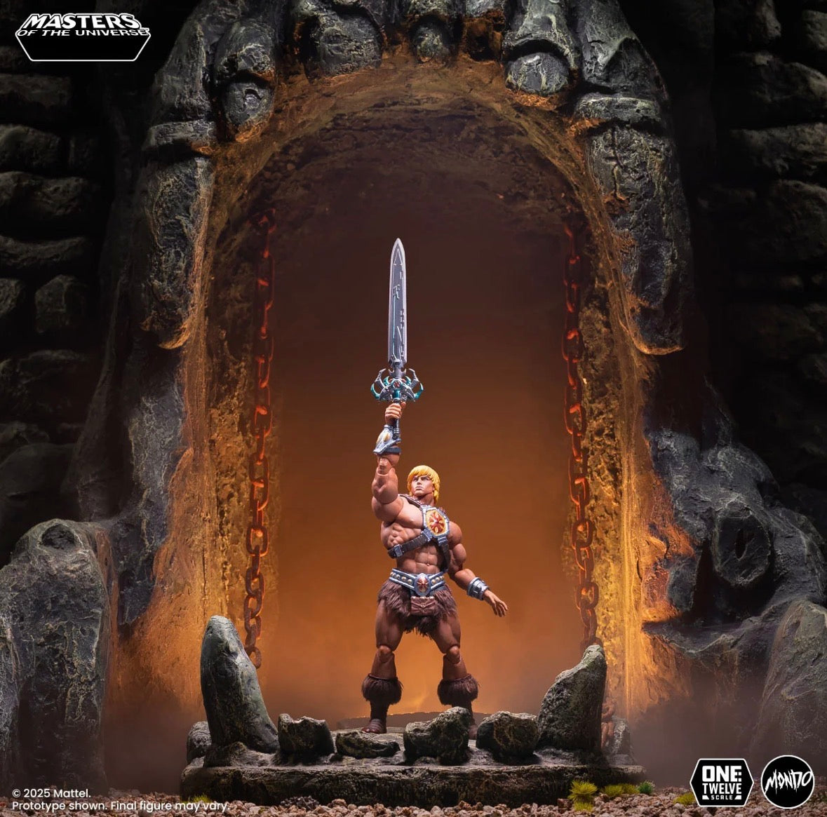 He-Man 1:12 Scale Action Figure by Mondo