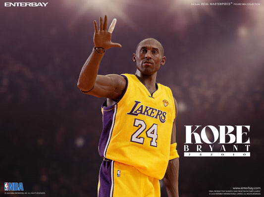 NBA 2010 Champion Los Angeles Lakers Kobe Bryant Real Masterpiece by Enterbay