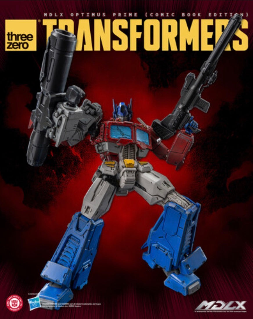 MDLX Optimus Prime Transformers Comic Book Edition 7" Action Figure by Threezero
