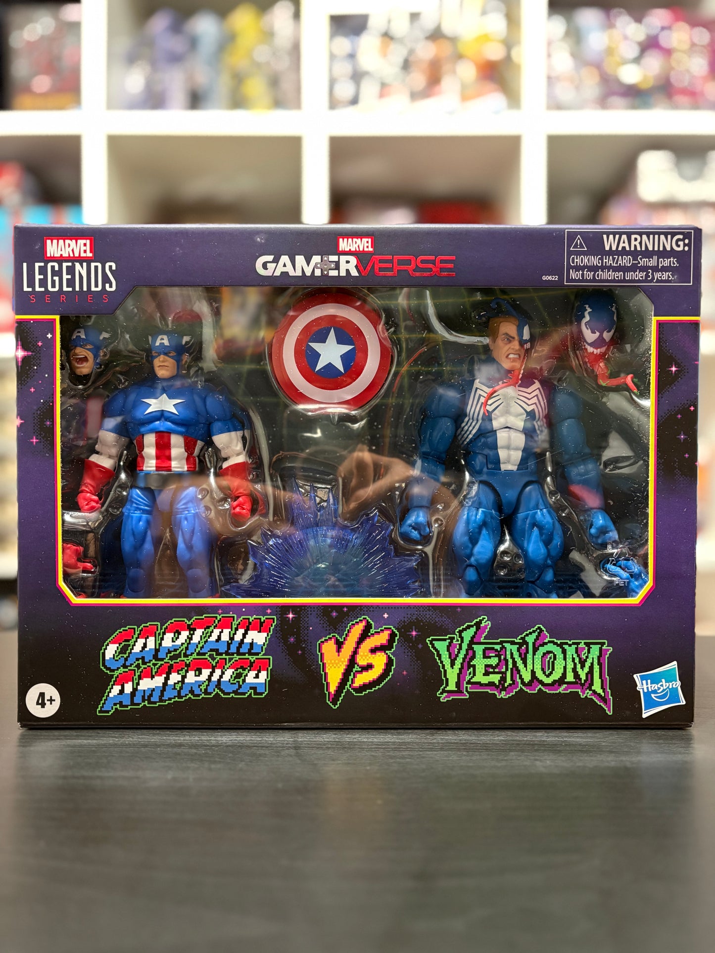 Marvel Legends Series Gamerverse Captain America vs Venom by Hasbro