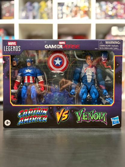 Marvel Legends Series Gamerverse Captain America vs Venom by Hasbro