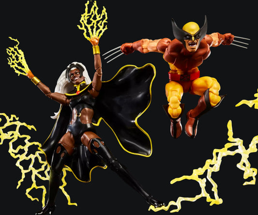 X-Men 97 Marvel Legends Wolverine and Storm 6-Inch Action Figure by Hasbro