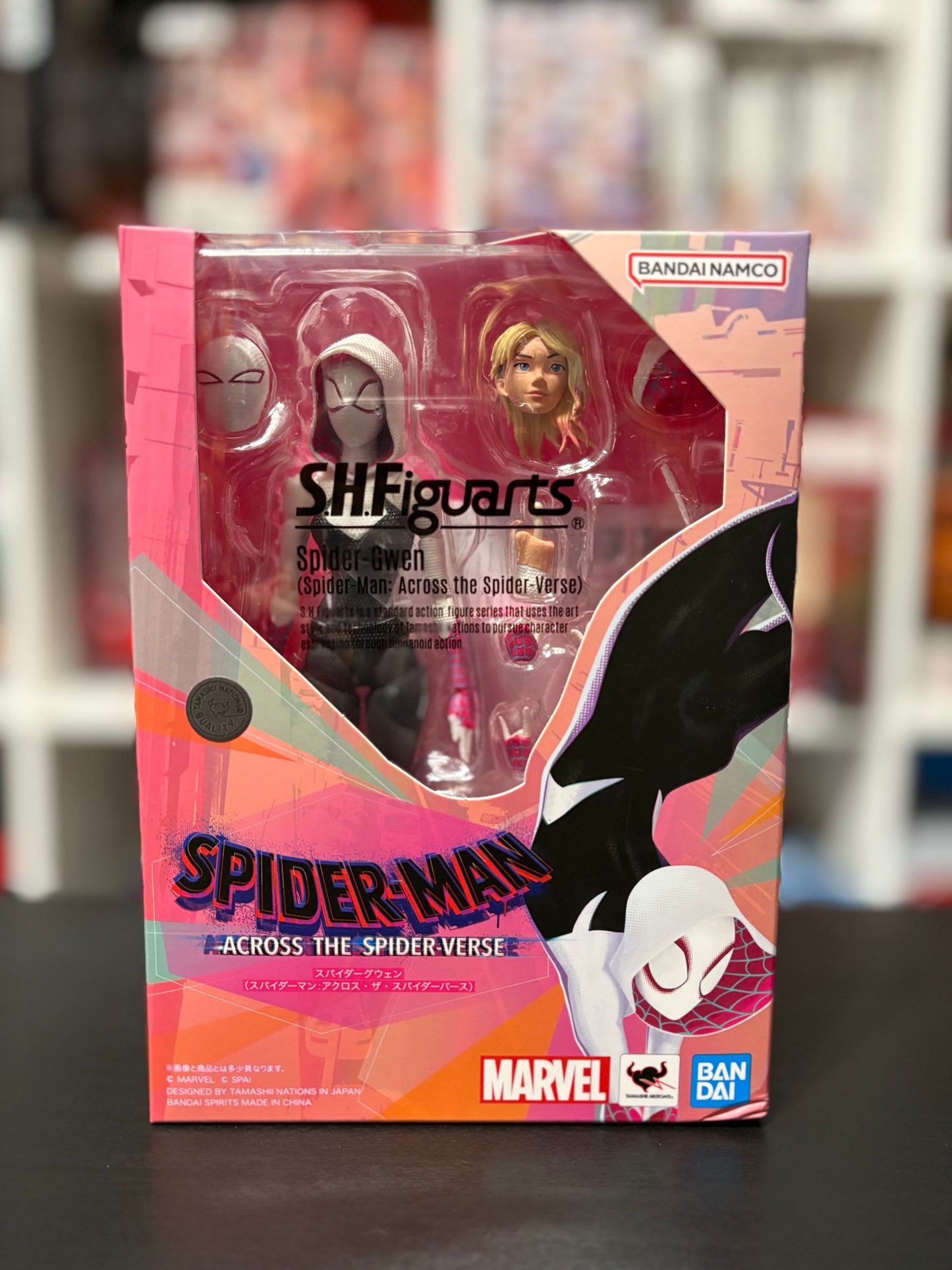 S.H.Figuarts Spider-Gwen Spider-Man Across the Spider-Verse Tamashii Nations by Bandai