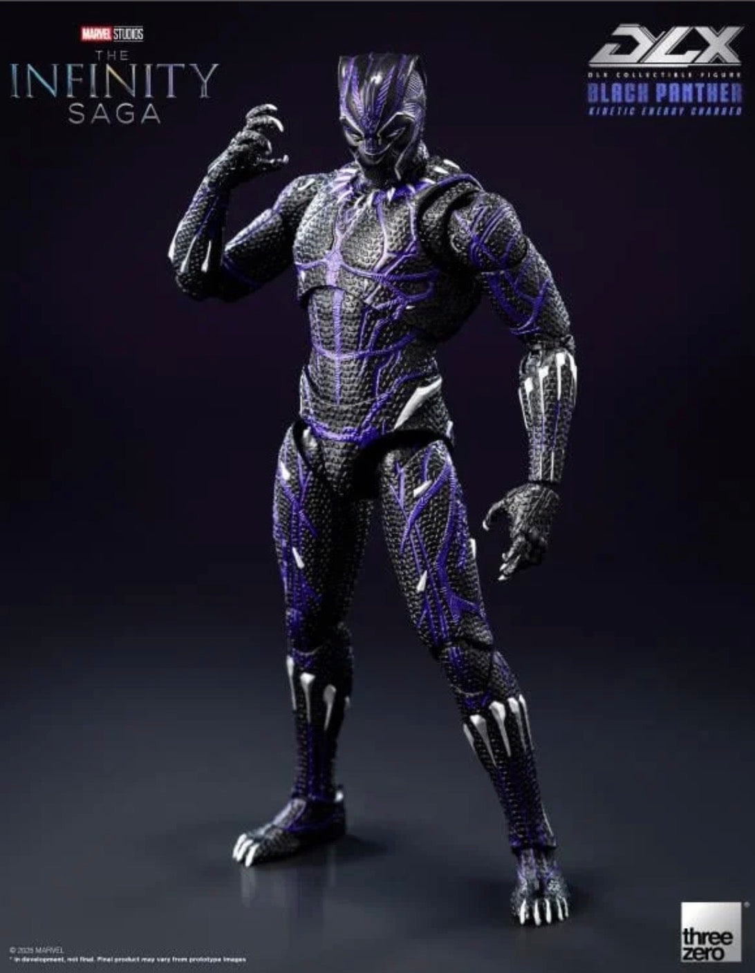 (Arriving Soon!) Black Panther Kinetic Charge DLX Marvel The Infinity Saga Action Figure by Threezero