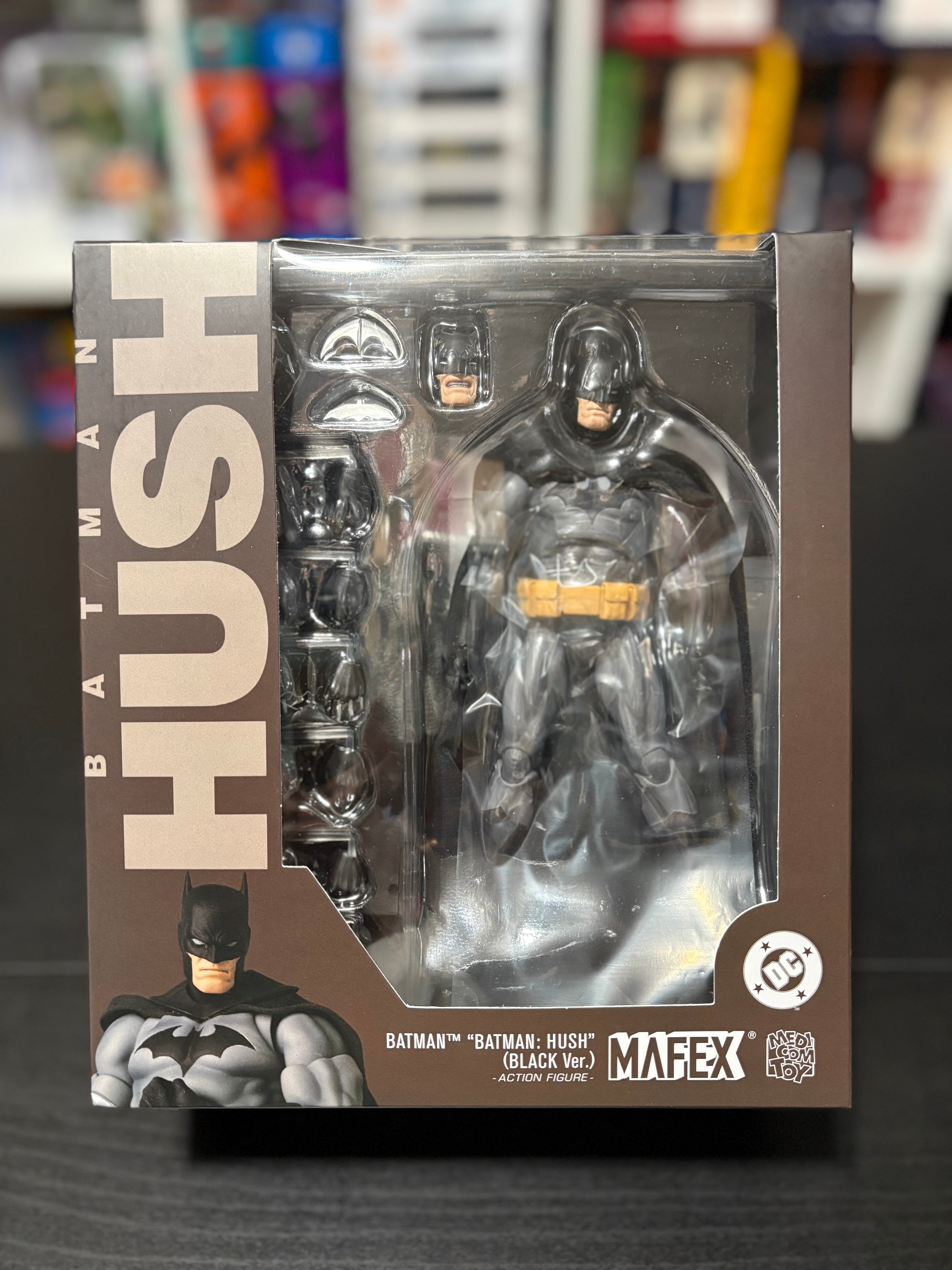MAFEX HUSH バットマン BLACK Ver. CT Toys MAFEX Hush Batman Black Ver. Action Figure New In Box No