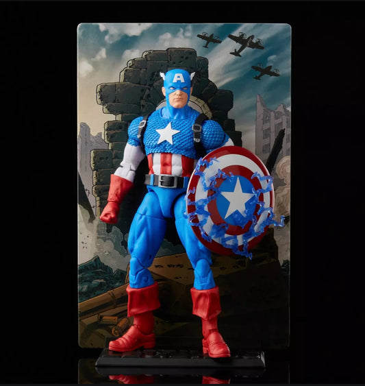 Marvel Legend 20th Anniversary Series Captain America Action Figure by Hasbro