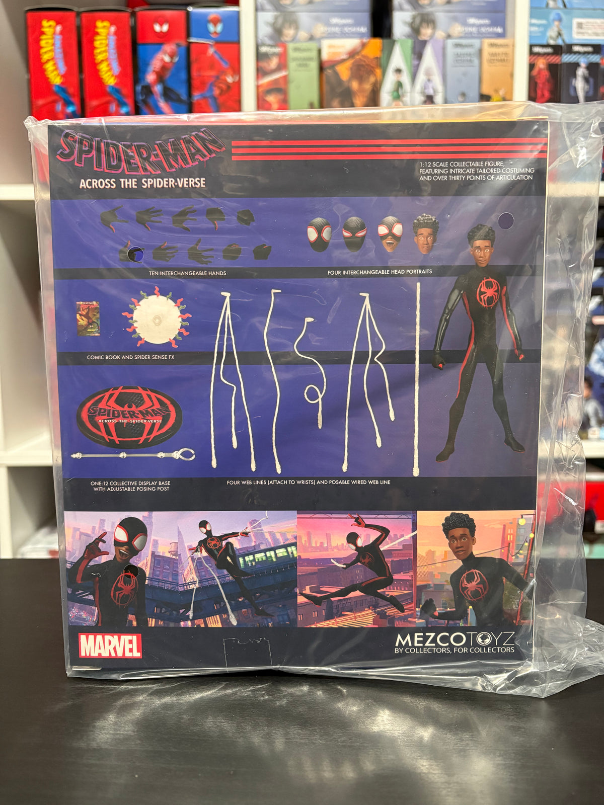 Spider-Man Across the Spider-Verse Miles Morales One:12 Collective Action Figure by Mezco